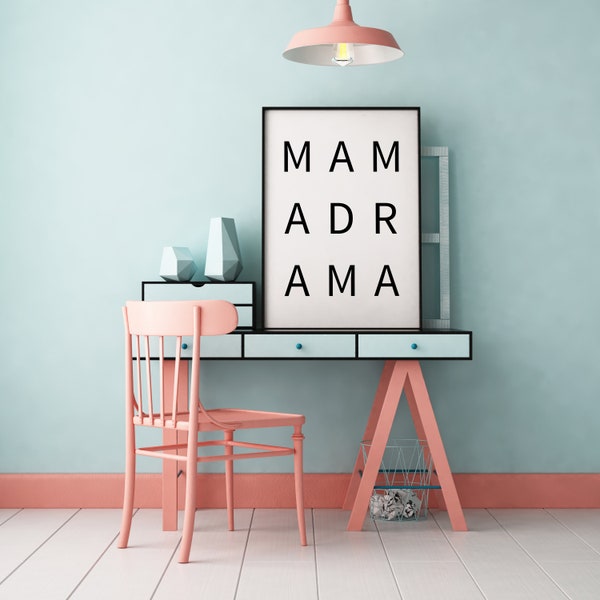 Poster: Mama Drama, sw