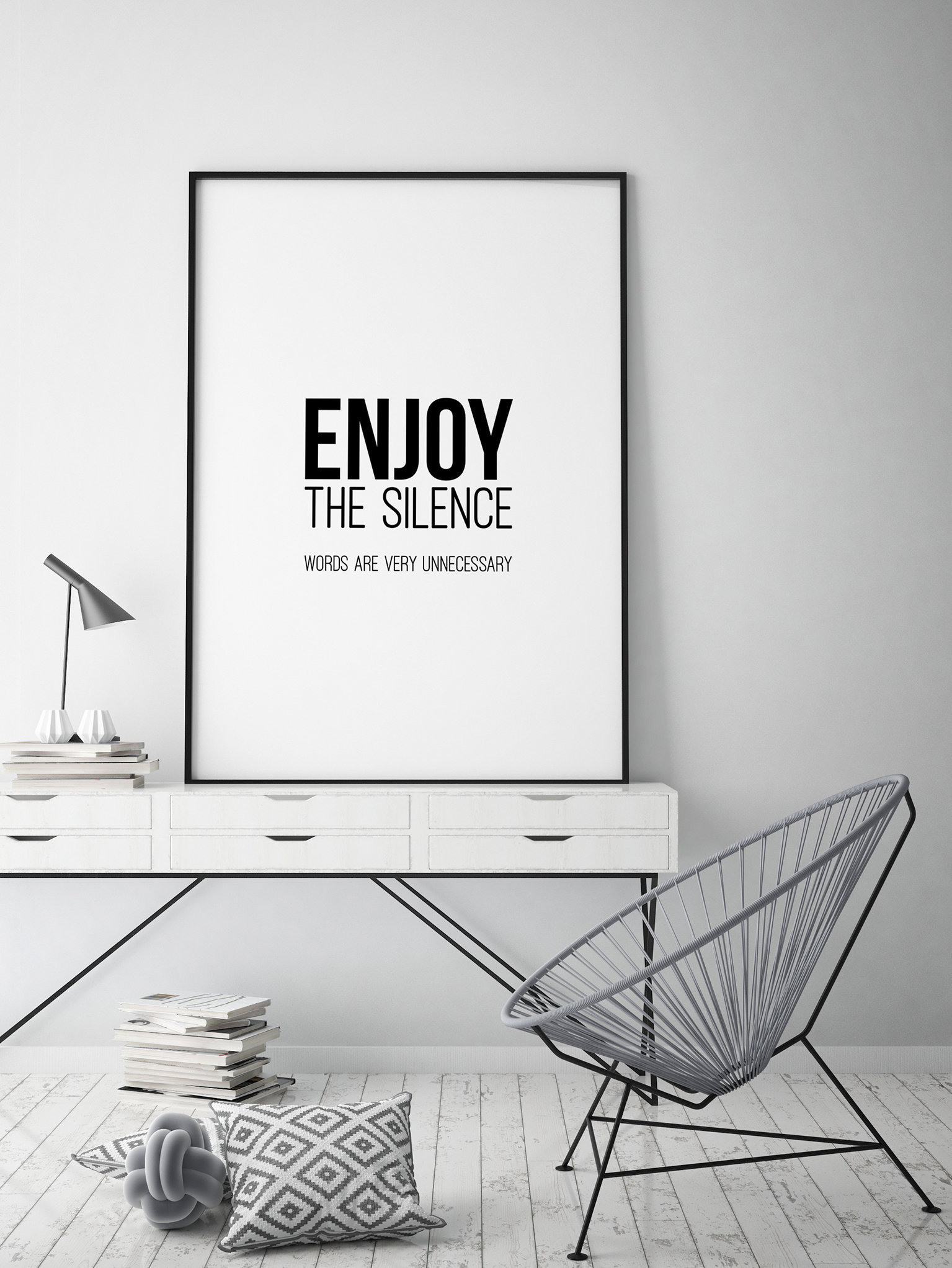 Listen To The Silence ポスター Poster: Enjoy the Silence, Sw - Etsy