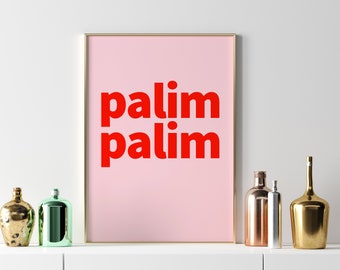 Poster palim palim pink