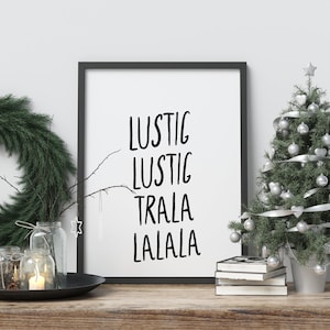 Poster lustig lustig trala lalala