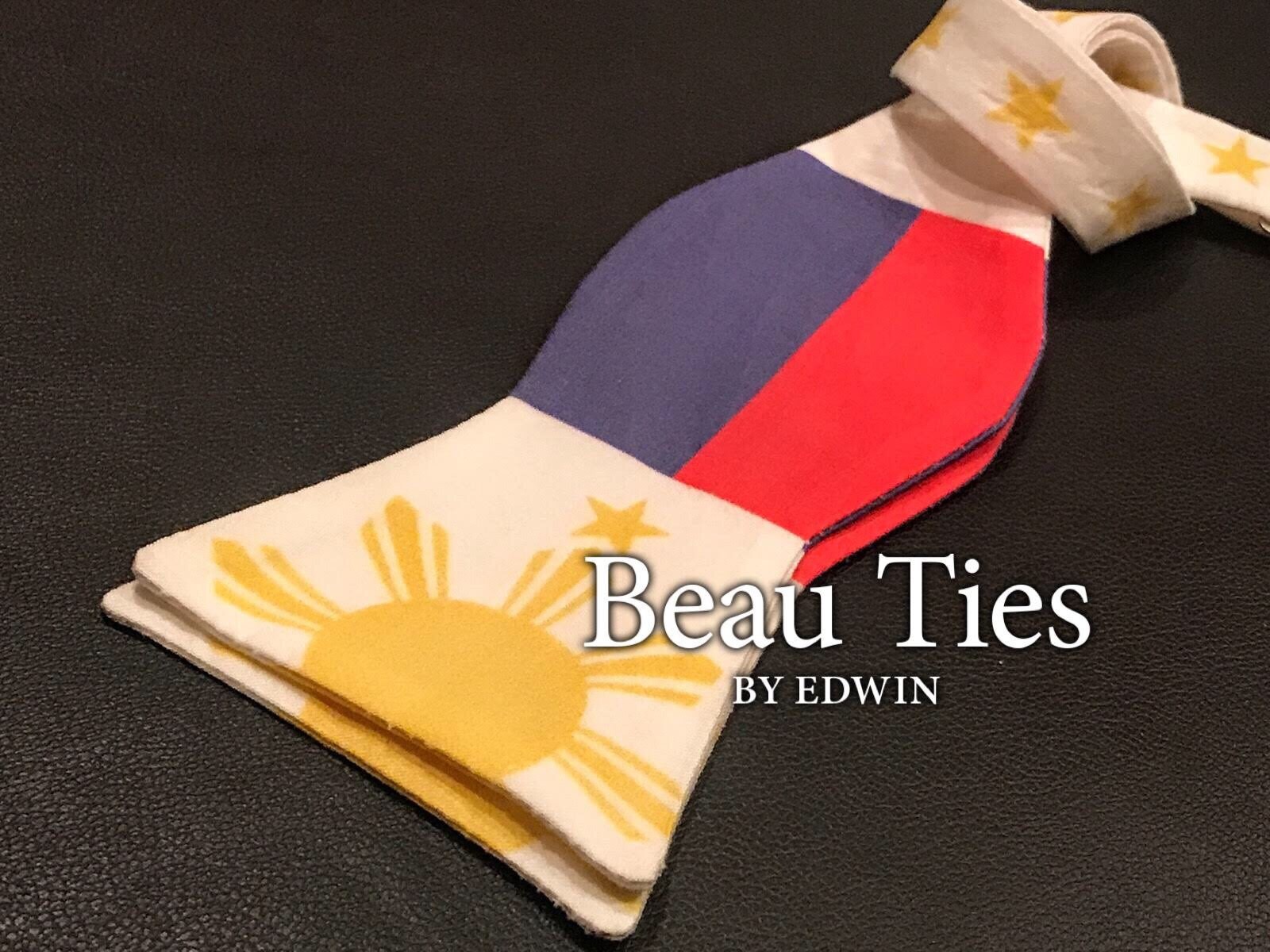 Filipino Flag Bow Tie. Pinoy Pride. Philippines Formal. Etsy
