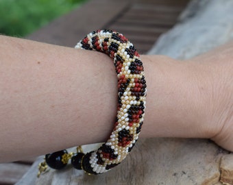 Leopard bracelet, Safari animal bracelet, Stylish jewelry for leisure Women jewelry Gift wife Birthday, gift on Valentine's Day