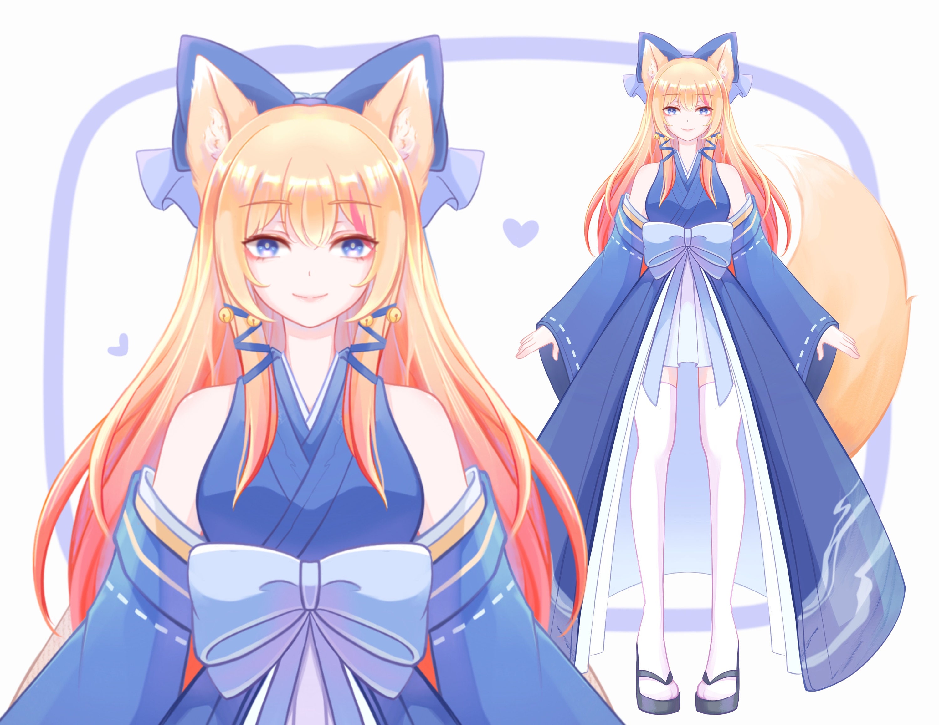 Custom Vtuber Design Rigging Commercial Use Etsy