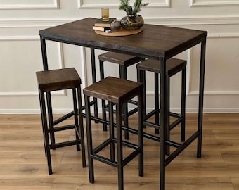 BestLoft® Stehtisch Sets mit oder ohne Barhocker Hochtisch Bartisch Tresentisch Bartisch Gastronomie Tische Esstisch Kücheninsel