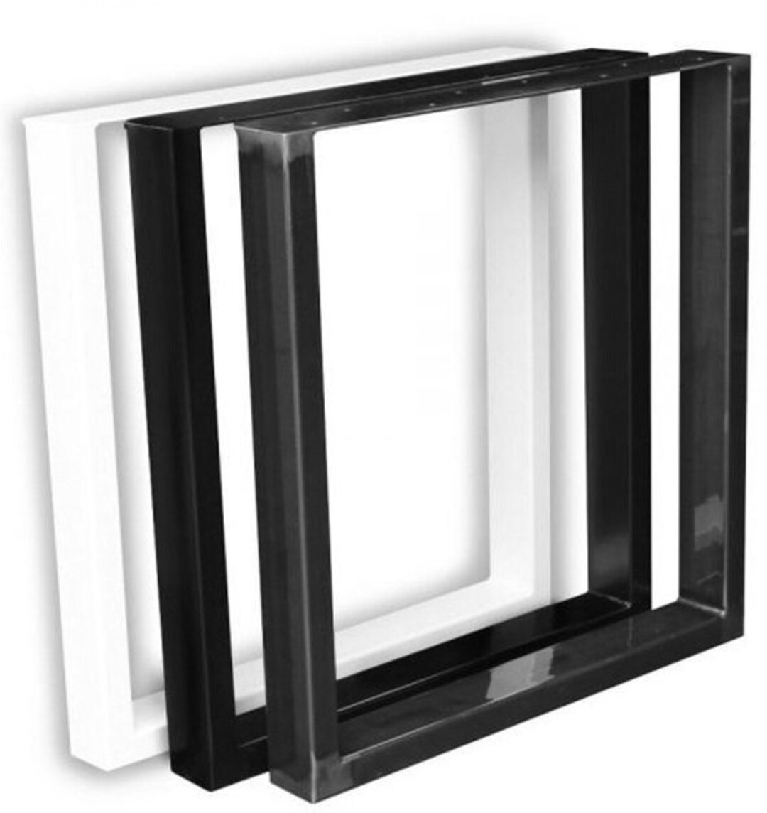 1 PAIR Black Transparent White Powder-coated Runners Table Runners in ...