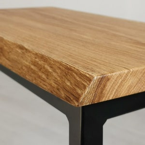 BestLoft® side table San Jose laptop table sofa table bed table coffee table wood with natural edge living room table image 4