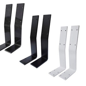 Backrest Mount for Seat Bench & Beds Mounting for Screwing | Painted Steel Profile 60 x 8 mm Furniture Fittings DIY
