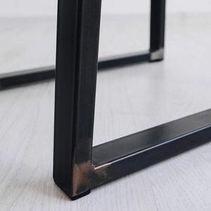 Stuhl Bürostuhl Industriedesign Eiche Stahl für Schreibtisch Bild 5