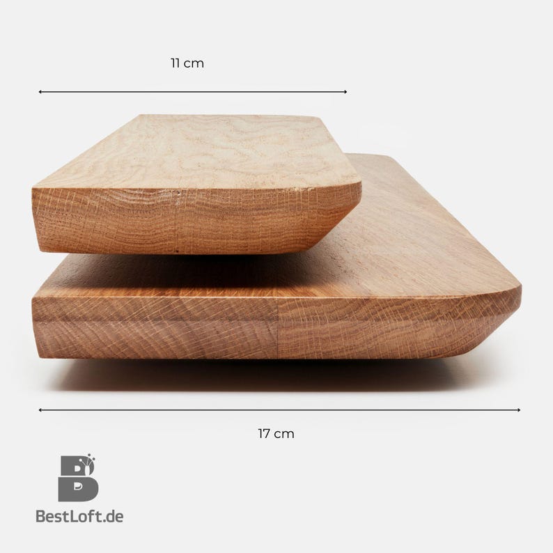 BestLoft Wooden Wall Shelf Wood Shelf Wall Shelf Kitchen Shelf Wooden Wall Shelf Bathroom Shelf Floating Shelf Living Room Shelf Swiss Edge image 5