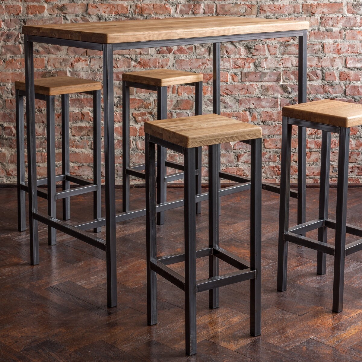 Bestloft Bar Table Sets With or Without Bar Stool Table Bar Table
