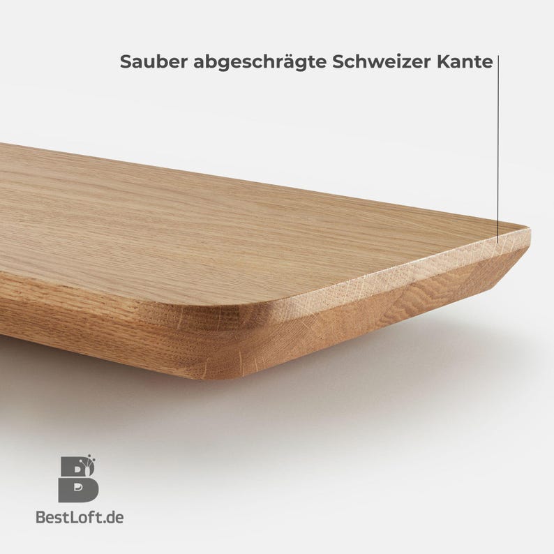 BestLoft Wooden Wall Shelf Wood Shelf Wall Shelf Kitchen Shelf Wooden Wall Shelf Bathroom Shelf Floating Shelf Living Room Shelf Swiss Edge image 7