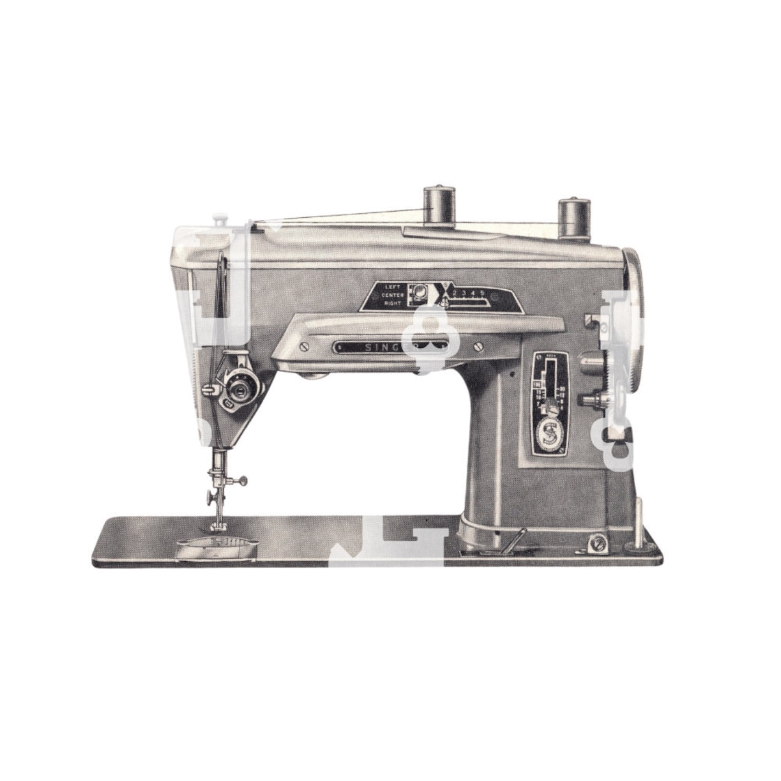 Singer 403 Sewing Machine Image Slantometer Machine Etsy