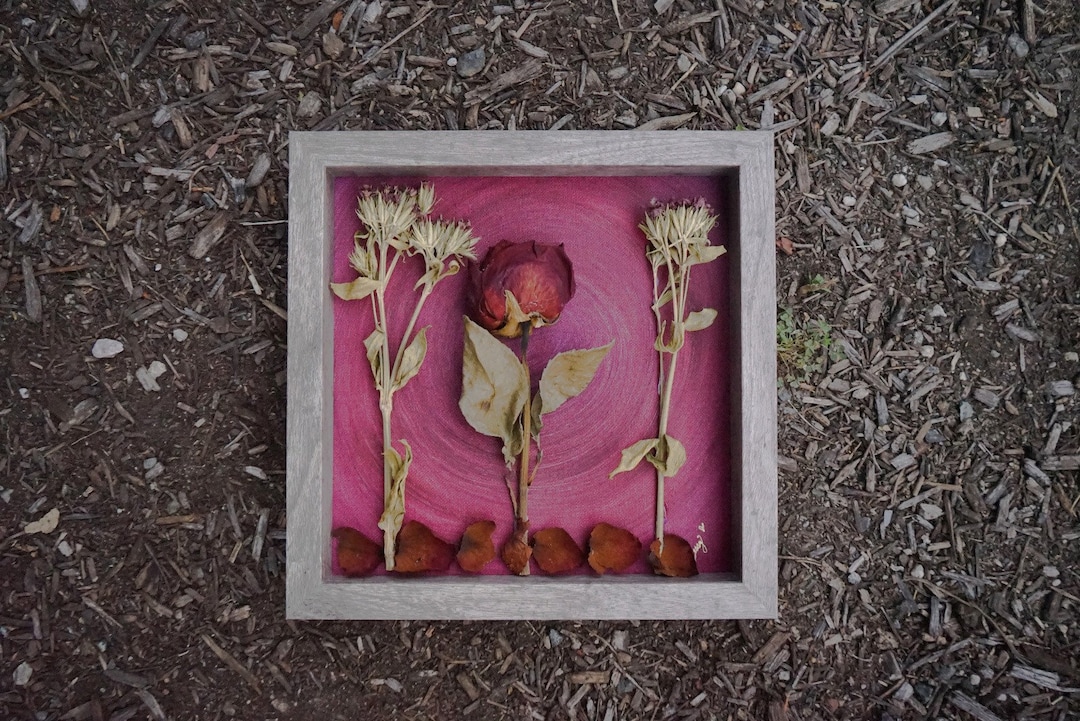 Dried Flower Art Etsy
