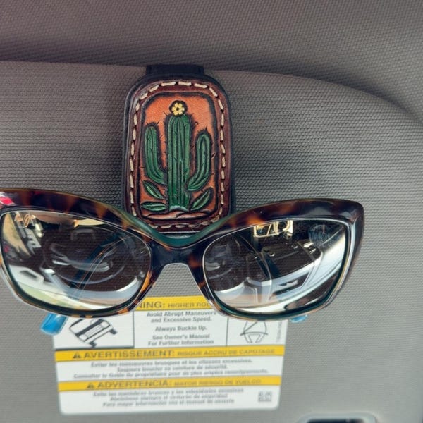 Cactus visor clip
