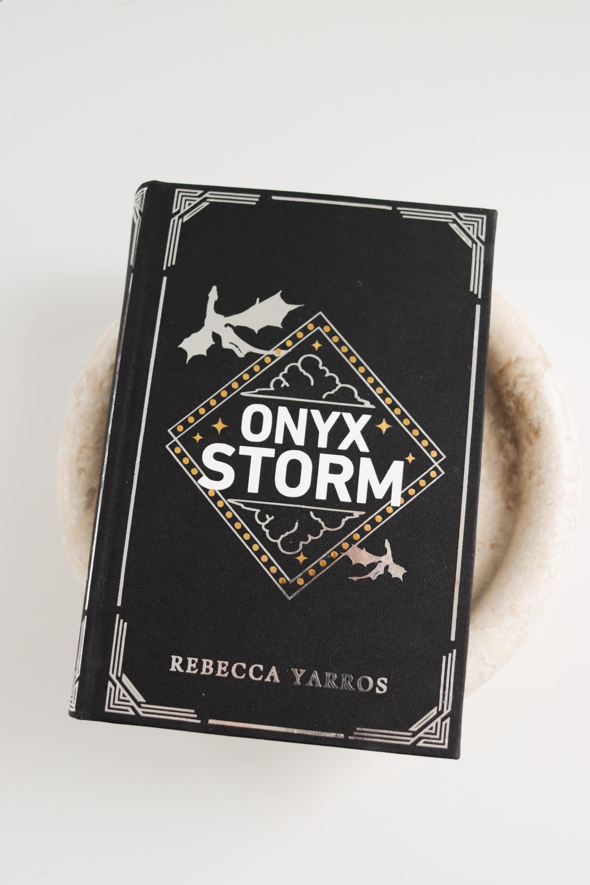 Onyx Storm | Custom Edition, Handmade, Rebound Book