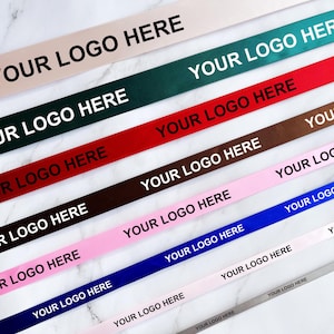 Custom Satin Ribbon Custom Printed Ribbon with Name Personalized Ribbon for Wedding Favors - 100 Yards