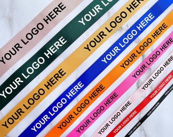 Personalized Grosgrain Ribbon: Custom Print for Wedding Favors - 100 Yards