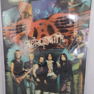 AEROSMITH Rock Music Band Promotional Live Tour 3D Hologram Poster 11x17