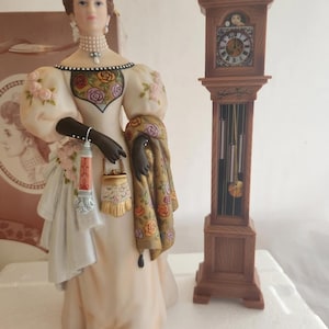 Avon 2000 Mrs. PFE Albee President's Club Award Victorian Porcelain Figurine Box