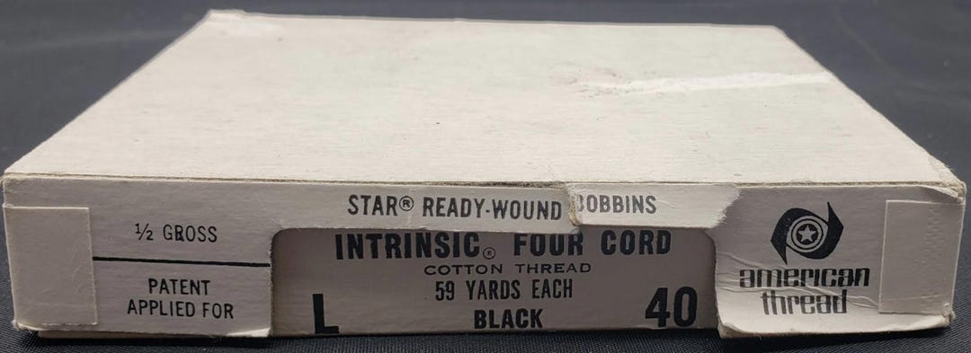 Four Star Thread American Thread Star Read Wound Bobbins Intrinsic Four Cord Cotton ...