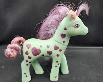 Pendientes vintage G1 de My Little Pony, Hasbro, con brillantes y adorables hermanas ponis Starflash