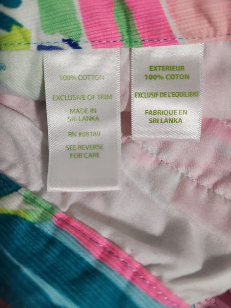 Lilly Pulitzer Buttercup Magnolia Pink Blue Scallop Hem Colorful Shorts Sz 0 image 9