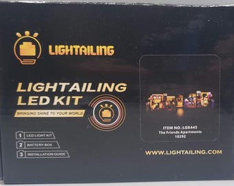 Lightailing LED Lighting Kit LGK445 For Lego Set 10292 The Friends Open Box