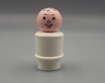 Vintage Fisher Price Little People Doctor Dentist Barber White Body Man