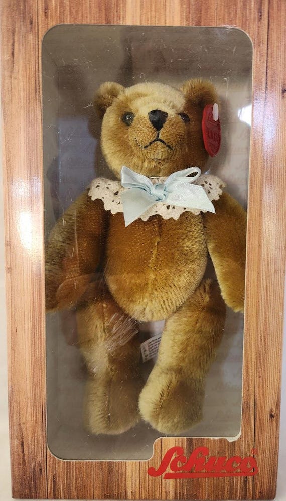 Schuco社　アンティーク　ヴィンテージ　ベア Vintage Schuco Toy Mohair Linen Jointed 8