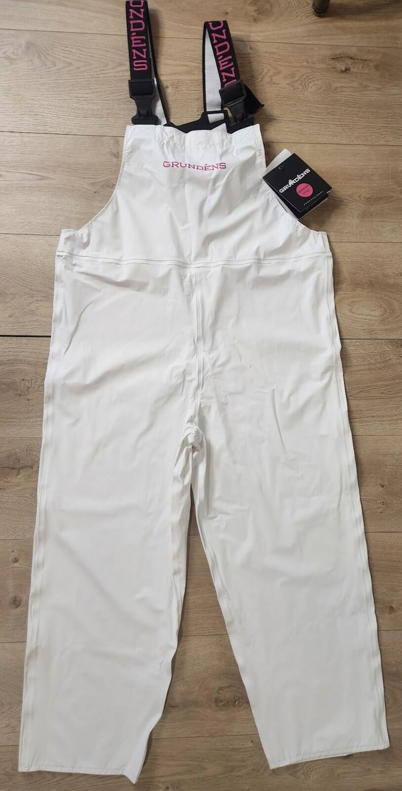 Grundens Women Petrus 118 Commercial Fishing Bib Overall Pants Sz Medium New NWT image 1