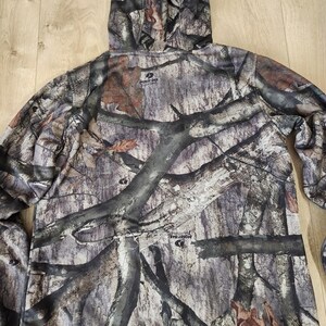 Under Armour Hoodie Womens Brown Pink Mossy Oak Camo Sweatshirt Pullover Large image 13