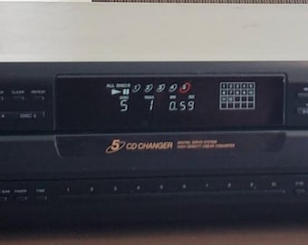 Sony CDP-C350Z 5 Disc CD Changer Player - Tested Working
