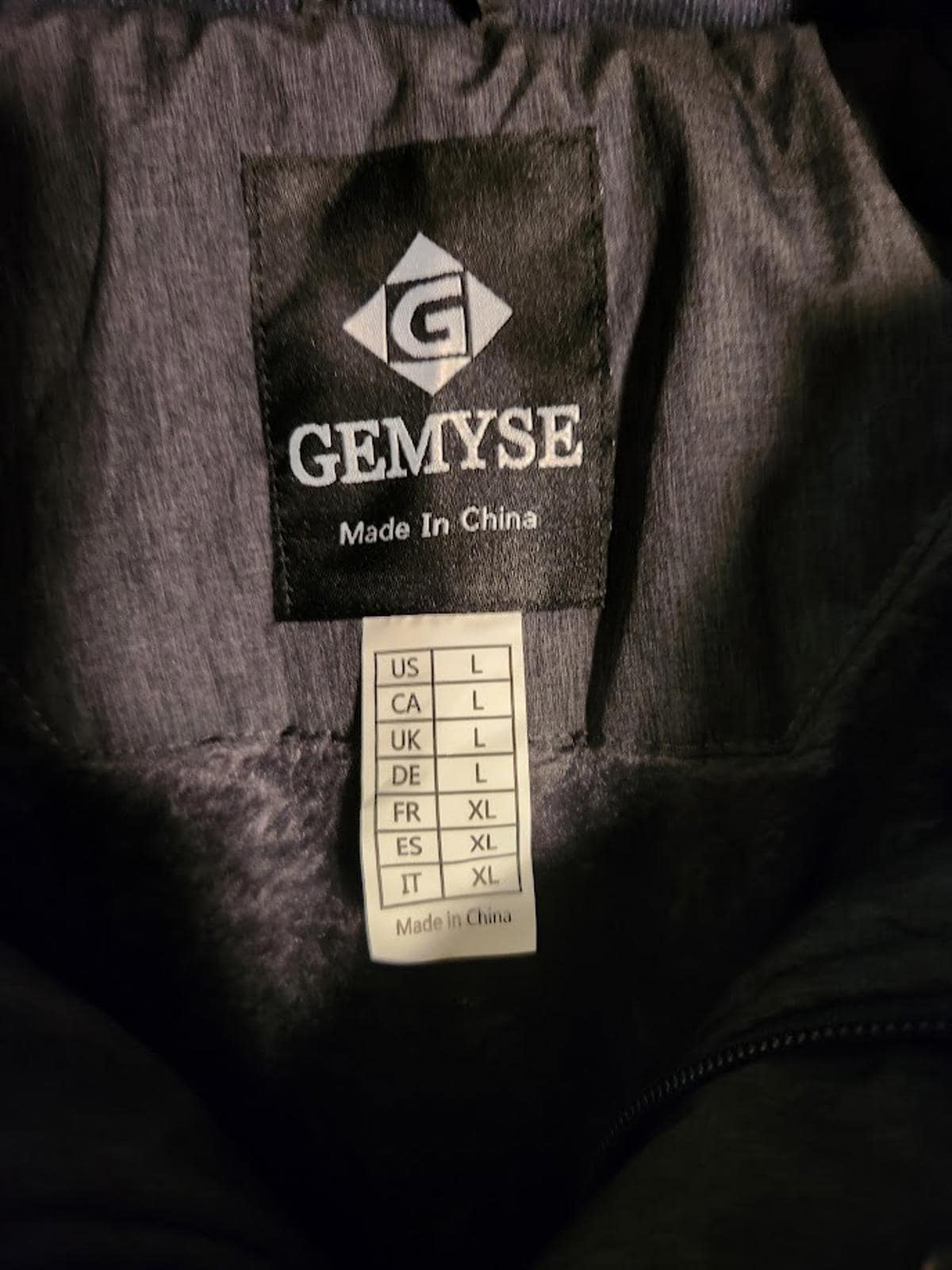 GEMYSE メンズ 防水 スキー スノー レインジャケット 冬用 裏地付き 