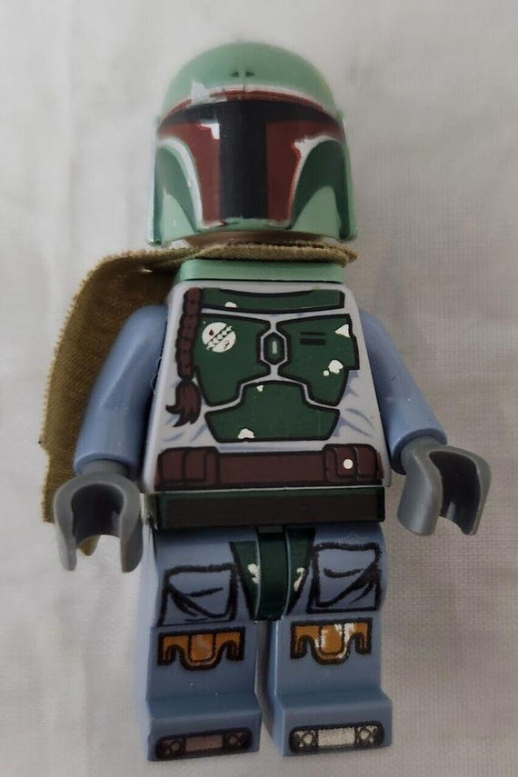 Lego Star Wars Minifigure Boba Fett Bounty Hunter W/ Jetpack Mini