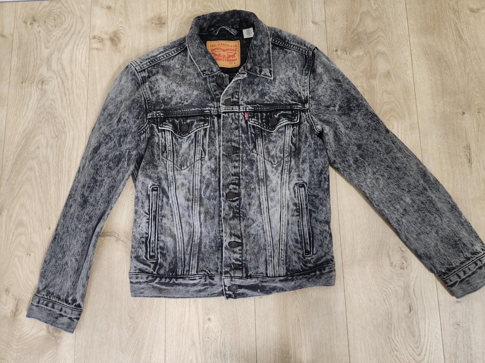 Xfrm JEANSJACKET paint studs y2k グランジ Men Denim Jacket Y2k - Etsy