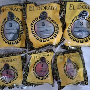 Vintage Set 6 Burger King Kid&#39;s Meal Toy The Road To El Dorado NEW Sealed