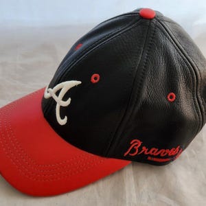 Atlanta Braves MLB leren baseballpet snapback echte National League
