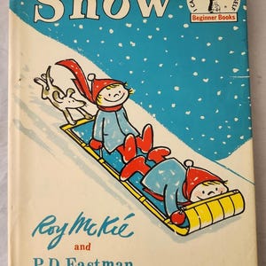 SNOW Eastman & Roy McKie 1962 Hardcover DJ Ich kann Anfängerbuch FIRST lesen