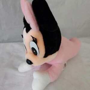 VTG Rare Walt Disney Disneyland World Pink Terry Baby Minnie Mouse Plush Lovey image 6