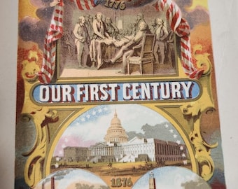 Our First Century Memorable Events American History Illustrated 1876 Old Rare