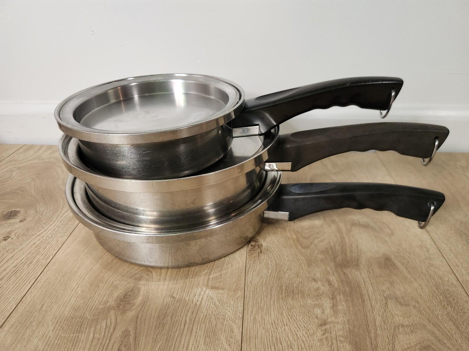 Vintage Stainless Steel Cookware Set - Etsy
