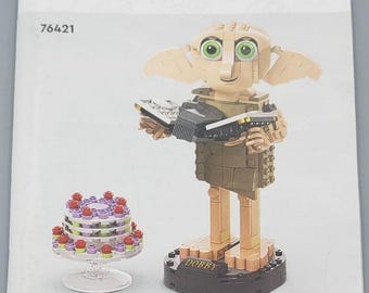 LEGO Harry Potter 76421 Dobby the House-Elf Instruction Manual Only! No Bricks!