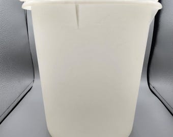 Vtg TUPPERWARE Jumbo 9 Qt Storage Canister Sheer Container #255-2 W/ Lid #259-3