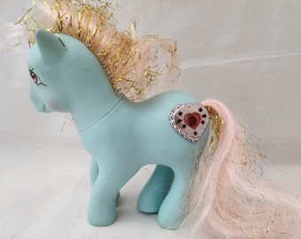 Vintage G1 My Little Pony Princess Serena Pink Hair Hasbro MLP Rare HTF 1987