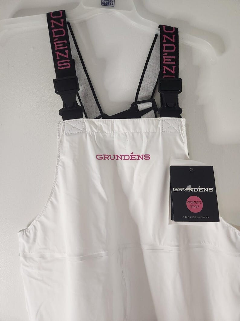 Grundens Women Petrus 118 Commercial Fishing Bib Overall Pants Sz Medium New NWT image 3