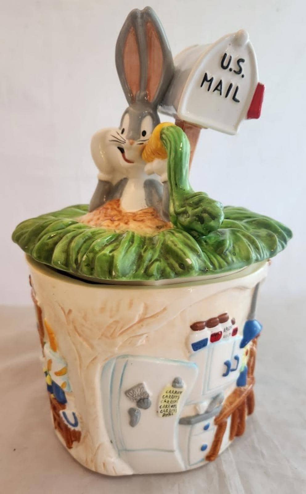 【激レア】♥ワーナー ♥クッキージャー 陶器 　Warner Bros　 訳あり Warner brothers cookie jar - Etsy 日本