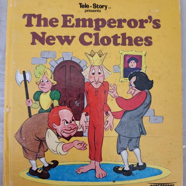 Vintage Tele-Story The Emperor's New Clothes Illus Mike Barry Childrens