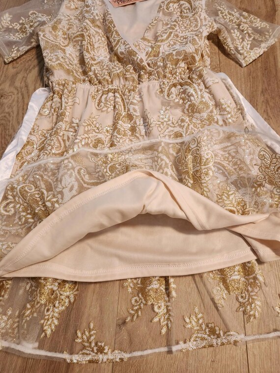 Southern Fried Chics Sparkle Glitter Fairy Western Party Cowgirl Sheer Dress XL Southern Fried Chics Sparkle Glitter Fairy Western Party Cowgirl Sheer Dress XL