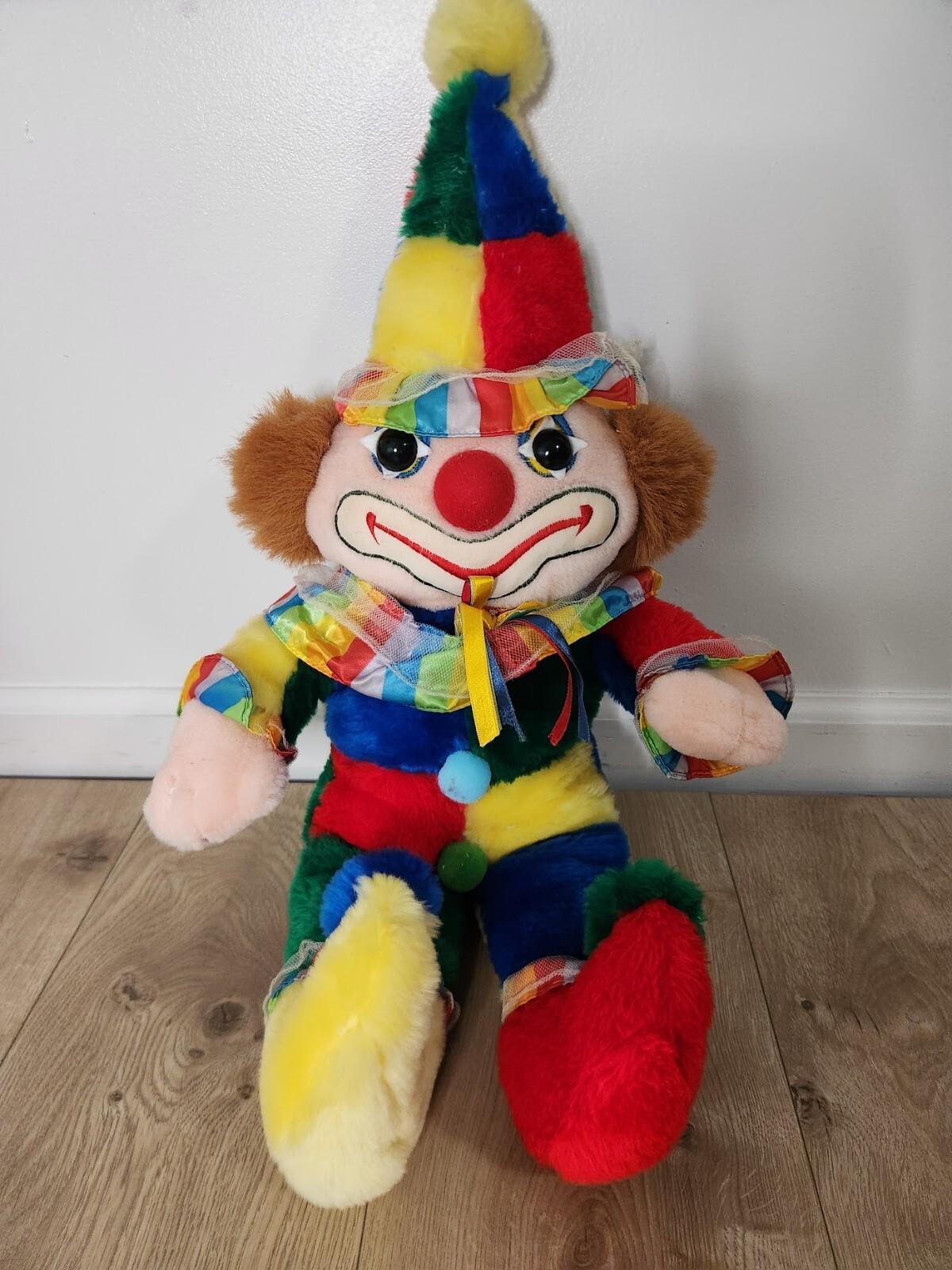Vintage plush clown - Etsy 日本