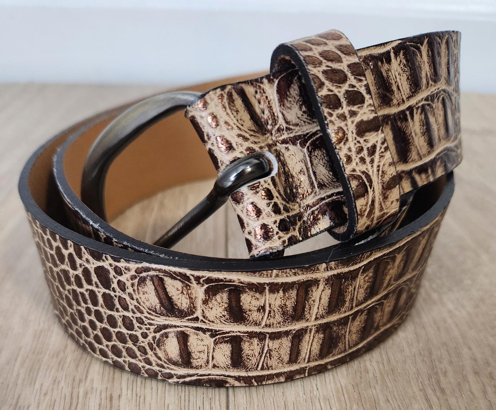 Vintage Snake Belt - Etsy display picture 1